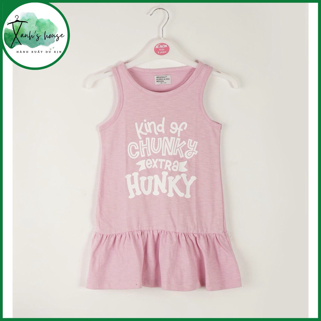 Váy Đầm Bé Gái hãng Original Korea &amp; kids xuất Hàn chất thun 100% cotton mềm mát xinh xắn XanhHouse