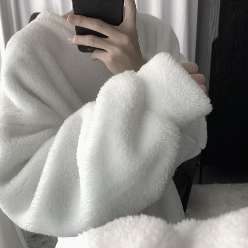 [ Mã 12FASHIONSALE1 giảm 10K đơn 50K ] Áo nỉ tay dài vải bông mềm mịn màu trơn thời trang Hàn Quốc | BigBuy360 - bigbuy360.vn