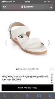 Giày SAndal Juno giảm 300k