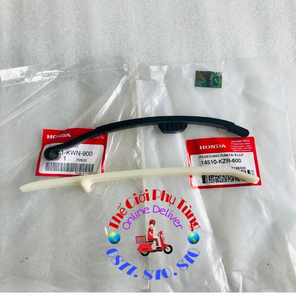 Thằn lằn đỡ sên cam Vario, Click thái, Ab 125 (thanh đỡ sên cam) Zin honda - 14611-KWN-900/ 14510-KZR-600