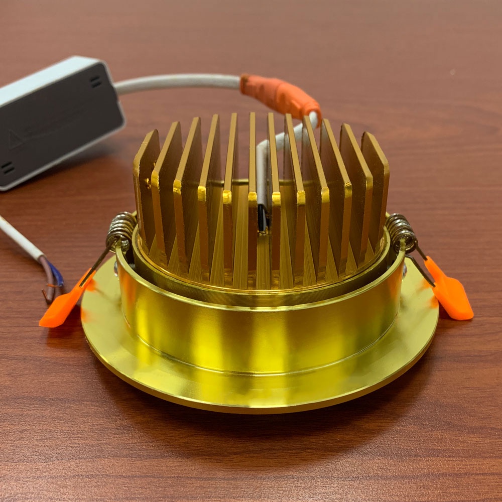 Đèn Âm Trần Tròn, Đèn Downlight 7W Đế Tản 3 Chế Độ Màu Chính Hãng Haledco - Bảo Hành 12 Tháng HSDLAT86
