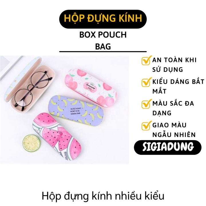 [SGD] Hộp Đựng Kính - Hộp Đựng Kính Thời Trang Họa Tiết Trái Cây Đáng Yêu 4829