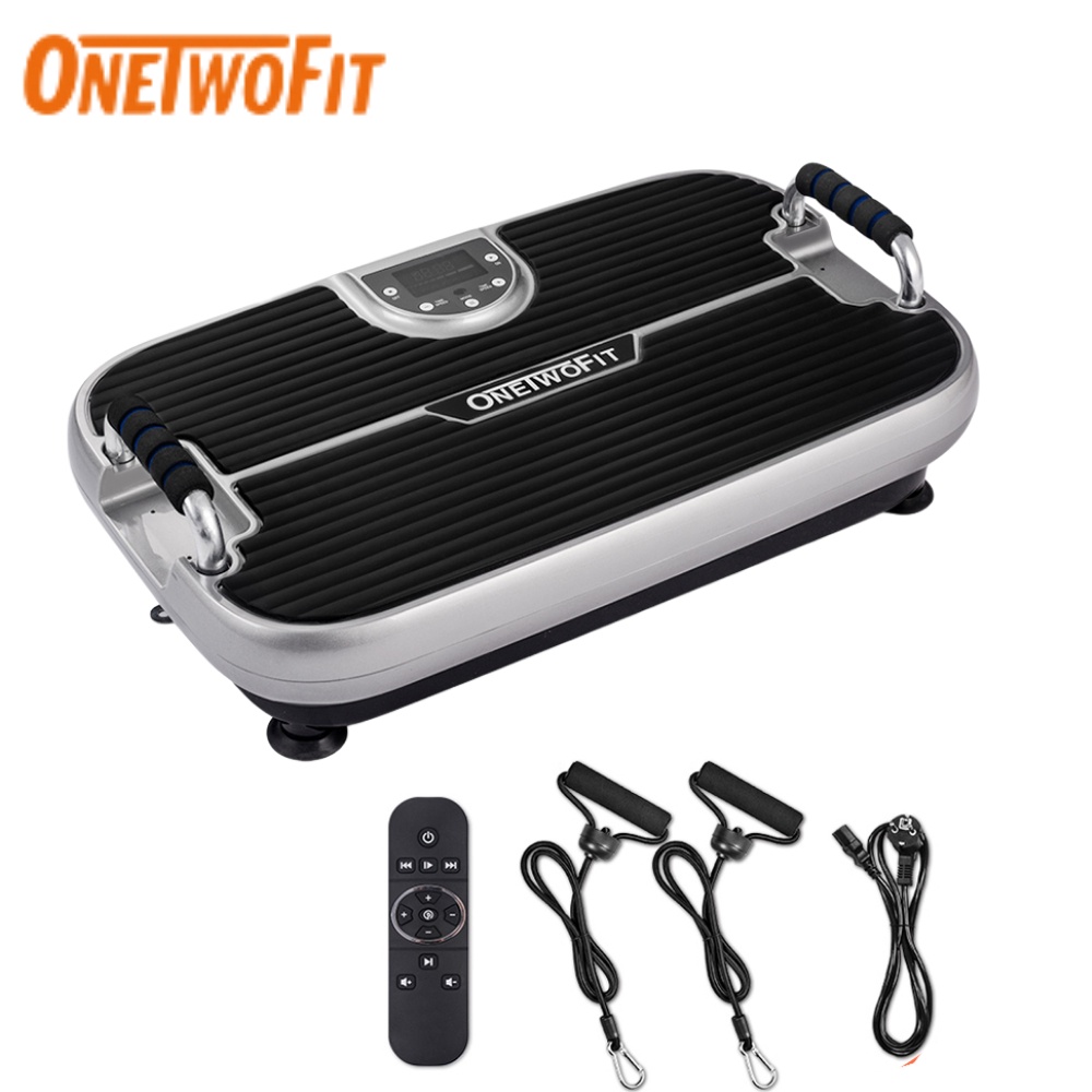 OneTwoFit Máy tập thể thao rung，đốt mỡ bụng, rung toàn thân, giảm cân nghe nhạc Bluetooth OT295