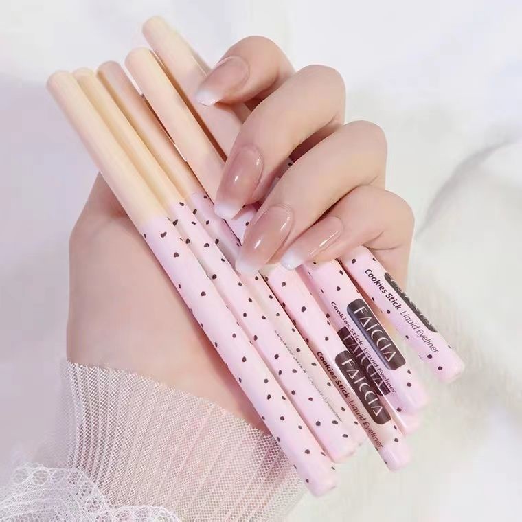 Bút Kẻ Mắt Siêu Mịn Chống Thấm Nước Không Dễ Nhòe Lâu Trôi Màu Nâu / Nâu Dành Cho Người Mới Bắt Đầu