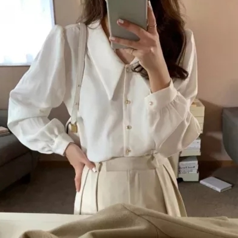 Áo Sơ Mi Tay Dài Thời Trang Cá Tính 154852 Áo Cardigan Màu Sắc Đơn Giản Thời Trang Cho Nữ