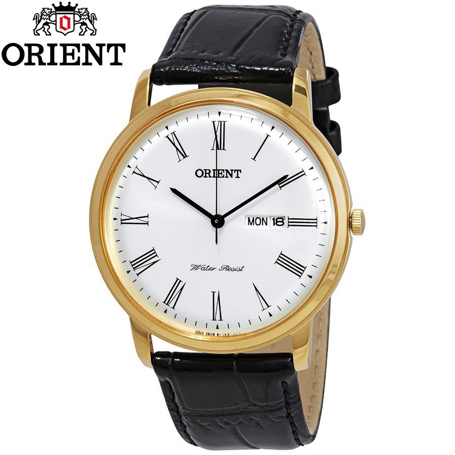 Đồng hồ nam dây da Orient FUG1R007W6