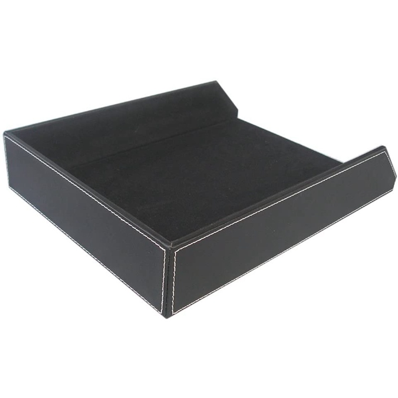 Khay Da PU Xếp Chồng Lên Nhau Đựng Tài Liệu Để Bàn Văn Phòng