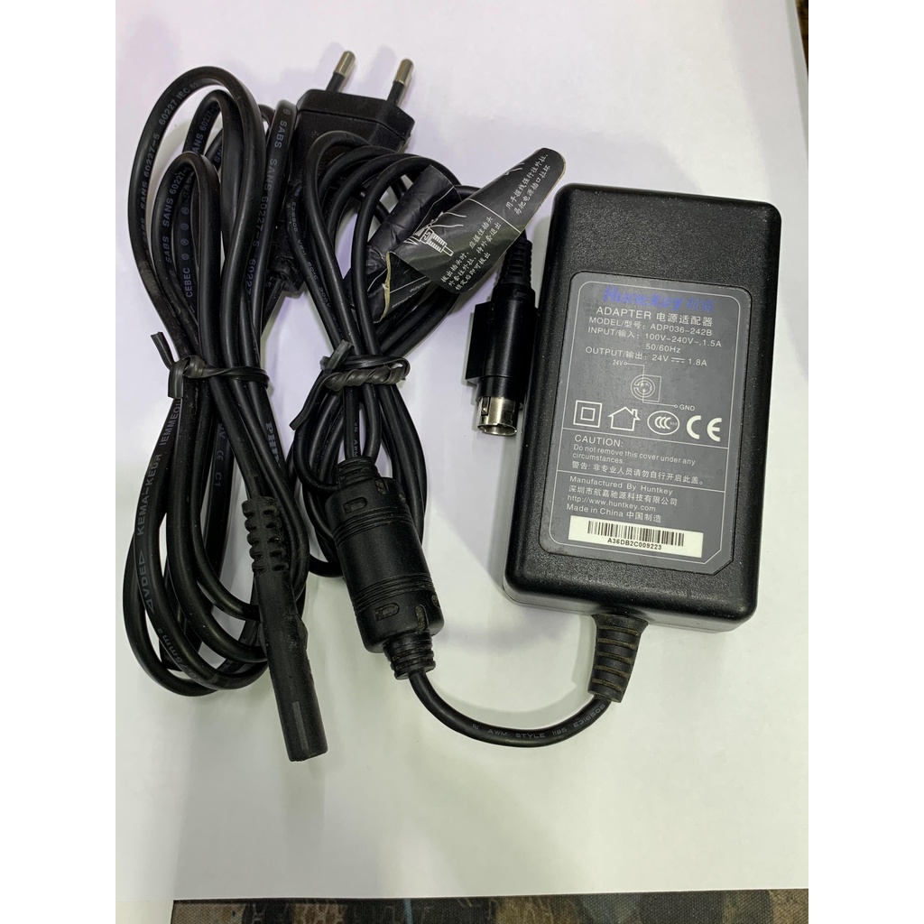 Sạc máy pos S78 3 chân kim, 24v 1.8a hàng chính hãng theo máy. bảo hành 1 năm, 1 đổi 1.