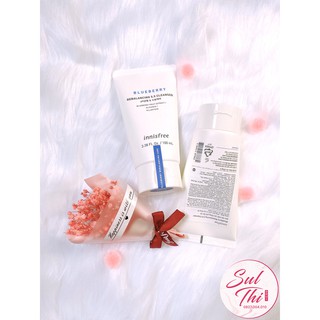SỮA RỬA MẶT TỪ VIỆT QUẤT INNISFREE BLUEBERRY REBALANCING 5.5 CLEANSER 100ml