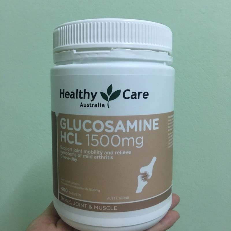 GLUCOSAMINE HCL HEALTHY CARE 1500MG 400 VIÊN