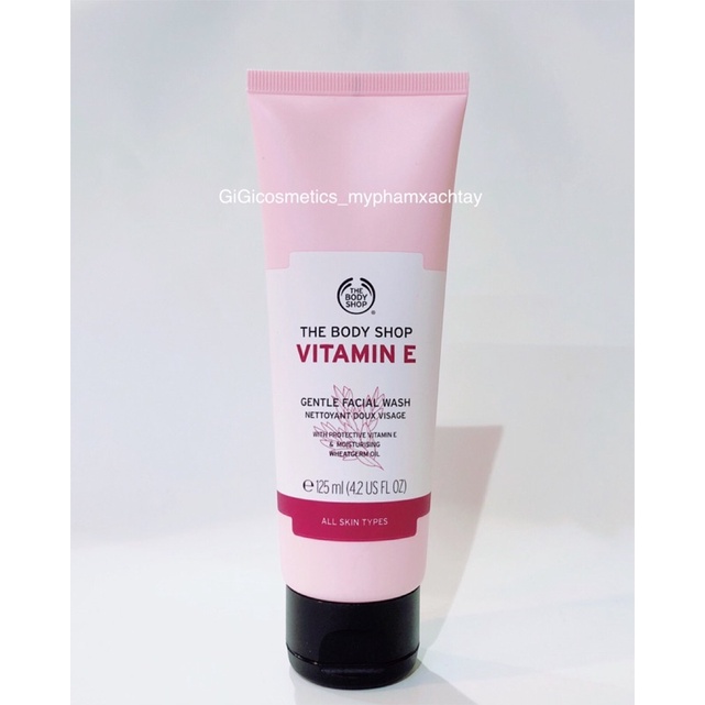 Sữa rửa mặt The Body shop Vitamin E Gentle Facial Wash 125ml