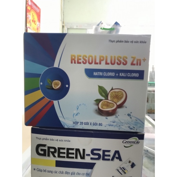 Oresol chanh leo Green- Sea Hộp 20 gói - Hương vị thơm ngon, dễ uống