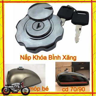 🚚[ FREE SHIP] Bộ Nắp khóa bình xăng 💎 Phù hợp cho bình Móp bé, CD50/70/90
