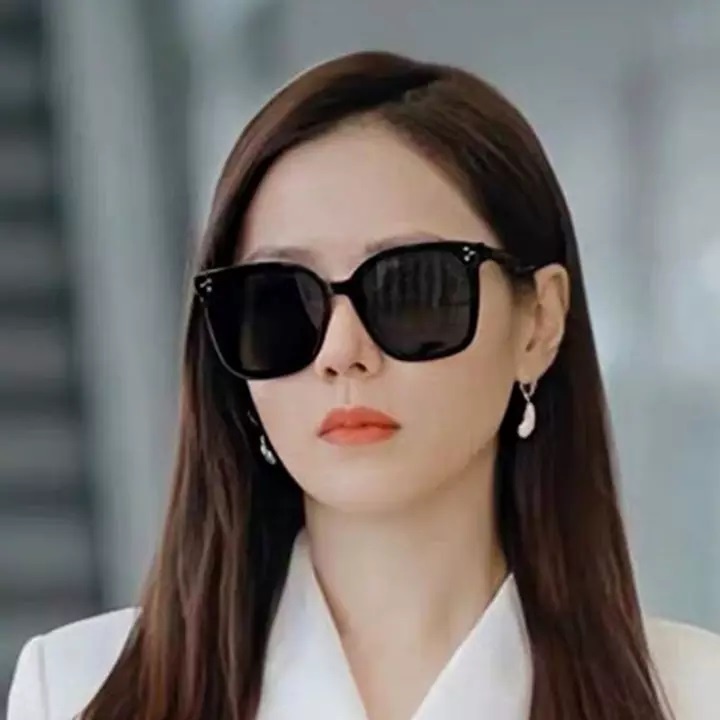 Kính mát Nam nữ dáng vuông ba chấm giá rẻ Hàn Quốc - Kính râm chống nắng thời trang