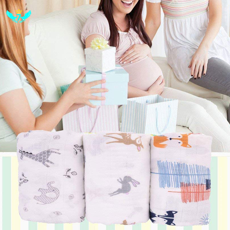 Khăn Tắm Hai Lớp Chất Liệu Cotton Cho Bé