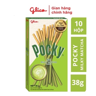 Bánh que pocky vị trà xanh matcha 35g x 10 hộp