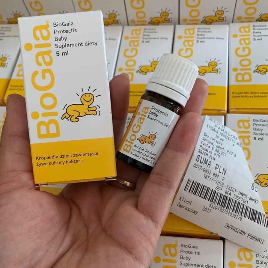 Men vi sinh Biogaia Thủy Điện, lọ thủy tinh 5ml, đủ bill