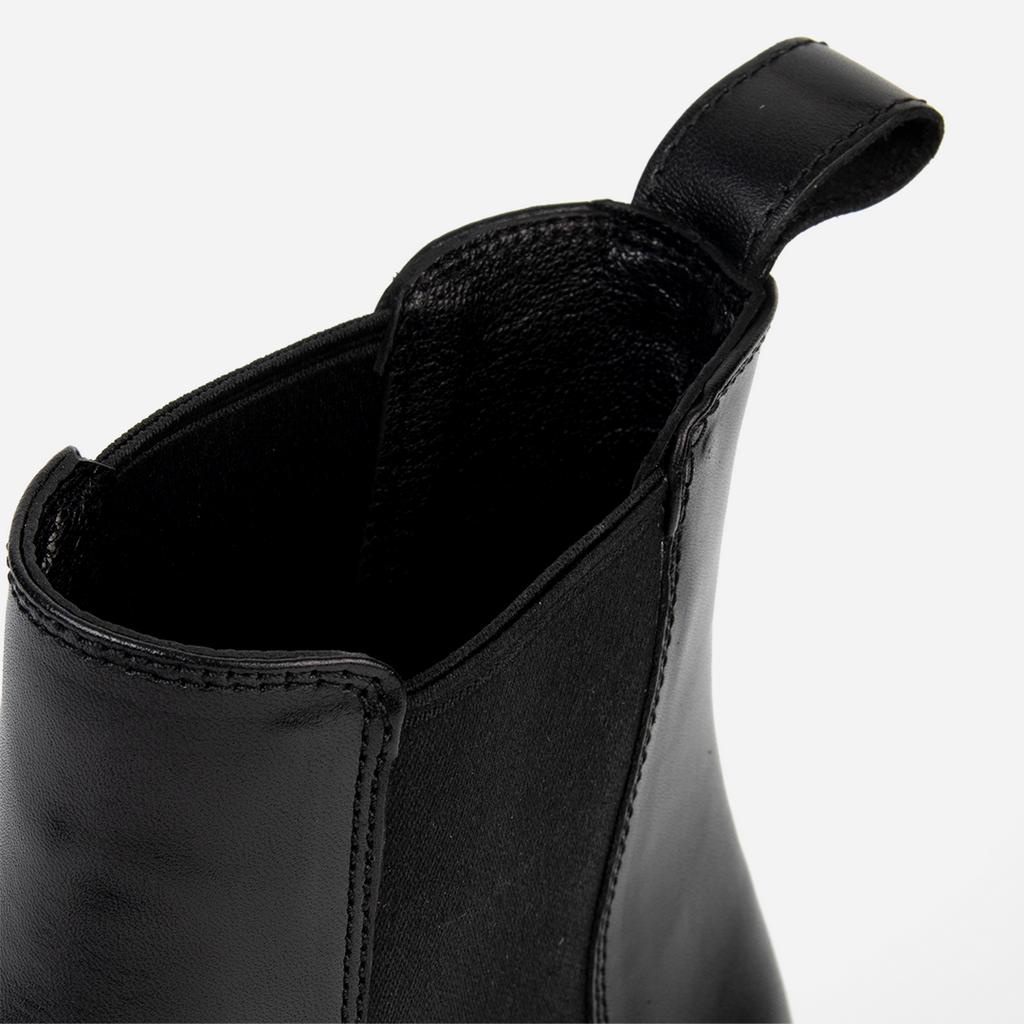 Giày Chelsea boots nam phiên bản mũi tròn, da bò cao cấp nhập khẩu handmade AUGUST SHOES AG4D chính hãng bảo hành 12 thá