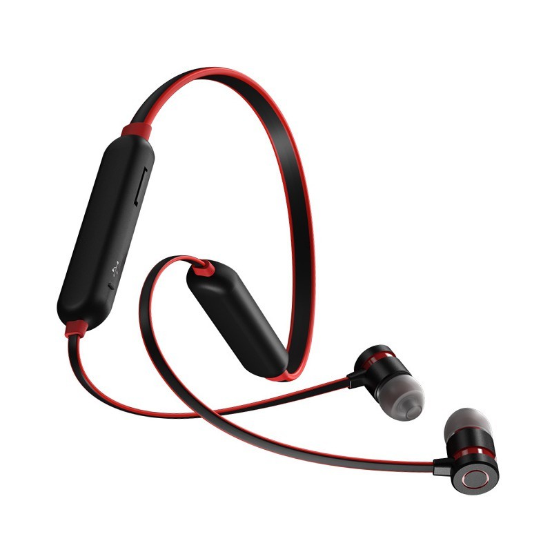 Tai nghe bluetooth Remax RX-S100 Neck-band Sports V5.0, pin dùng 10H, có khe gắn thẻ nhớ