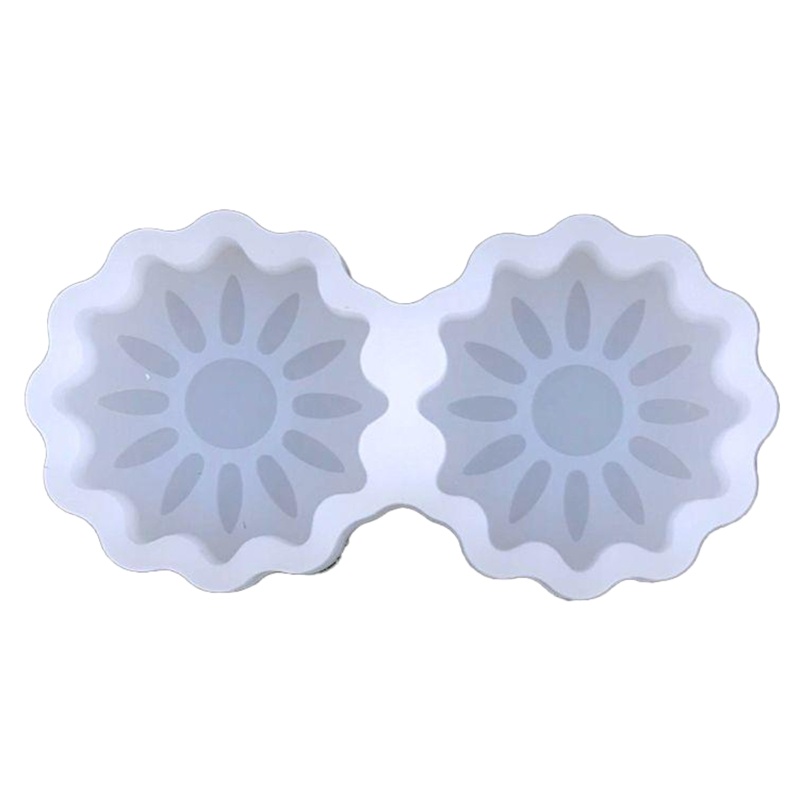 Khuôn Silicone Hình Hoa Hướng Dương Làm Khuyên Tai Treo Trang Trí