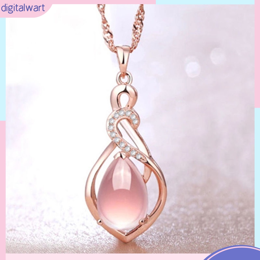 Dây Chuyền Mặt Tròn Đính Đá Thời Trang Cho Nữ