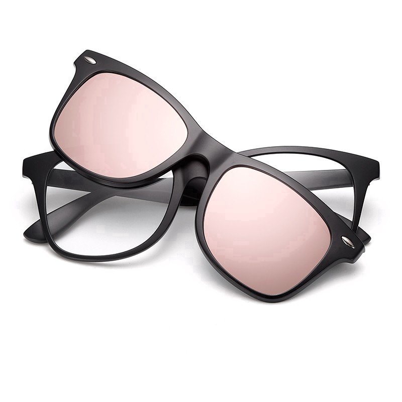 Polarized Magnetic clip on sunglasses TR90 magnet eyeglasses frame Myopia glasse