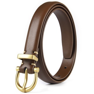 Thắt lưng da, dây nịt da mặt basic dễ phối đồ size 2cm
