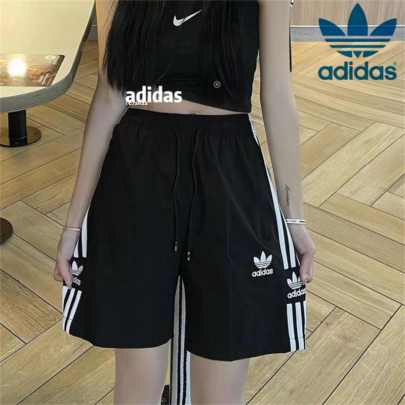 Quần Short Dây Rút Thêu Logo Thời Trang Năng Động Cho Nam Nữ