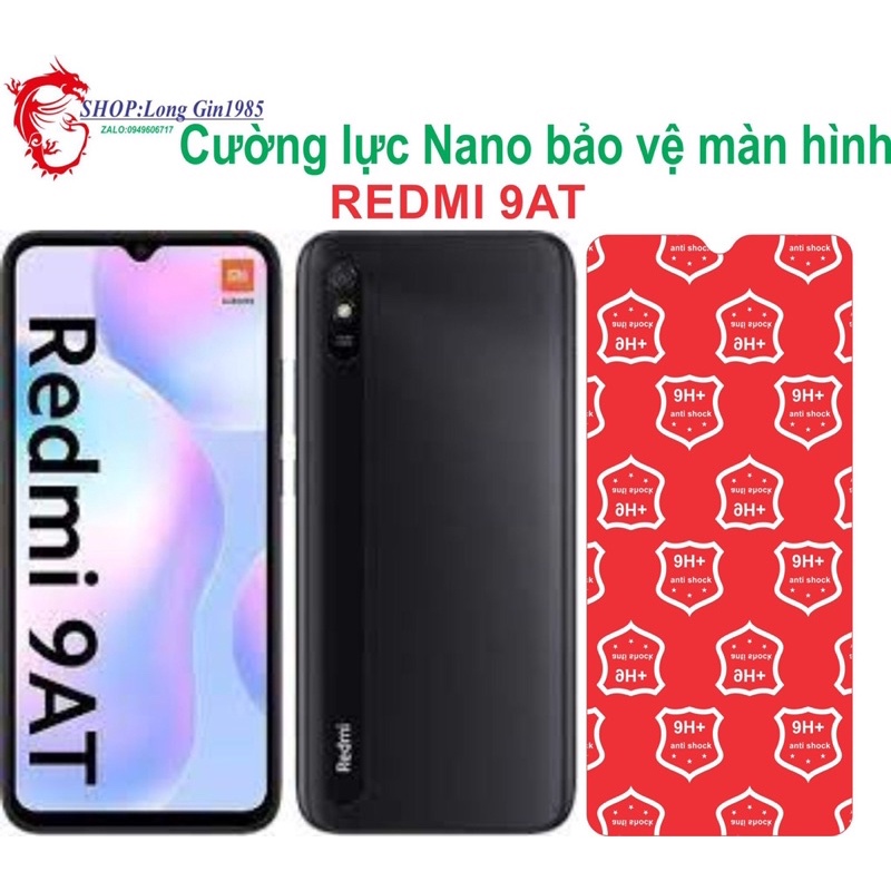 Redmi 9AT cường lực NaNo chống va đập chống trầy xước tốt