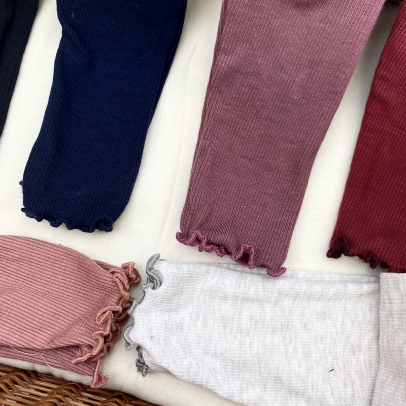 Quần legging bé gái, chất liệu len tăm hàng thiết kế cắt may thủ công