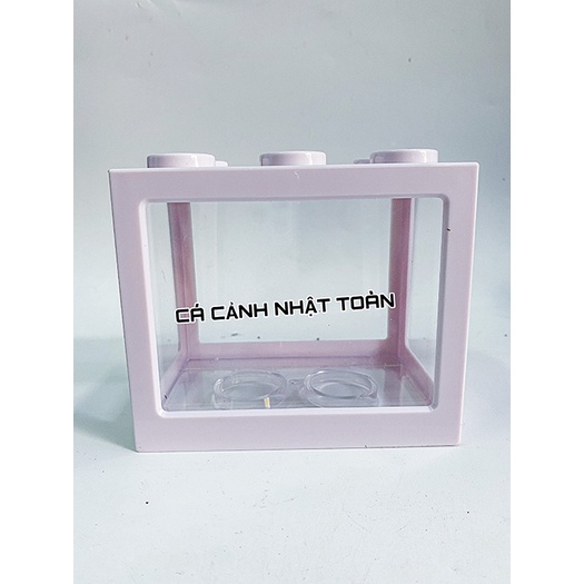 BỂ NUÔI CÁ MINI DỂ THƯƠNG 12X8X10CM