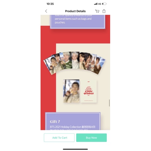 BTS HOLIDAY SPECIAL BOX - Hộp quà noel