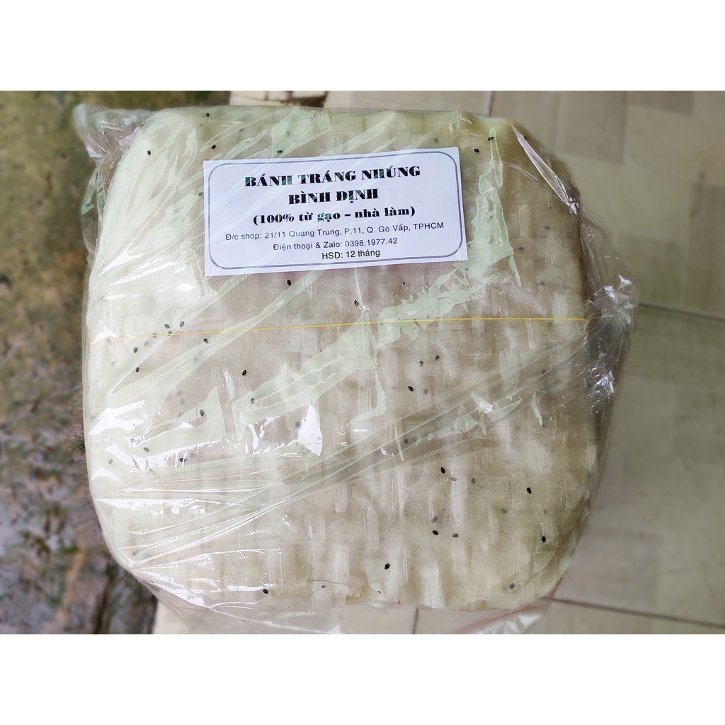 Bánh Tráng Nhúng Bình Định (37k / ràng 20 cái - Nhà làm, dẻo dai, thơm ngon)