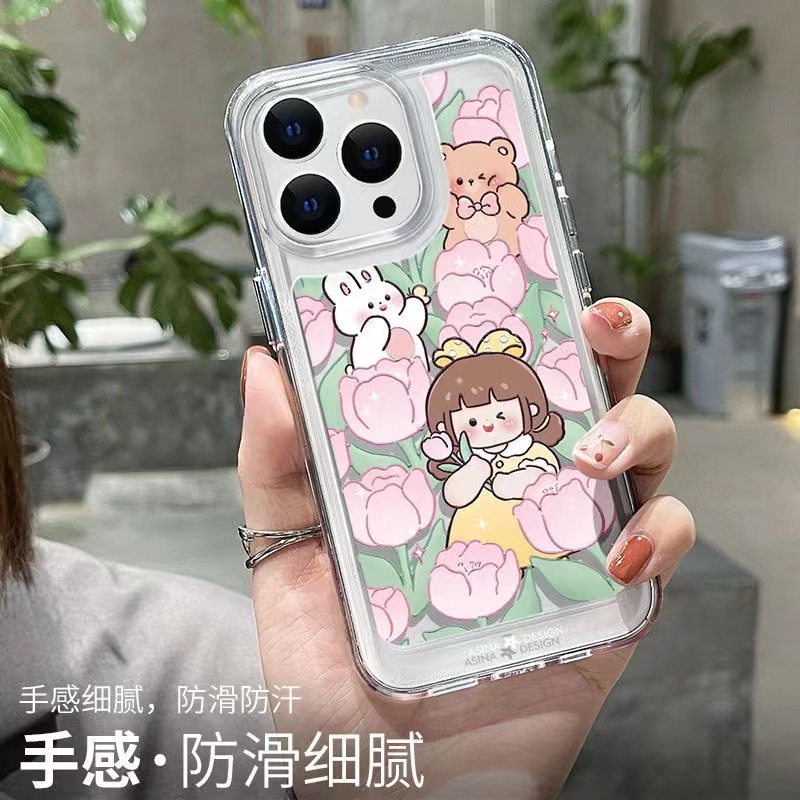 Ốp Điện Thoại Trong Suốt Hình Gấu Hoạt Hình Cho iphone 11 13 7 8 Plus 12 13Pro Max X XS Max 7 8 SE 2020