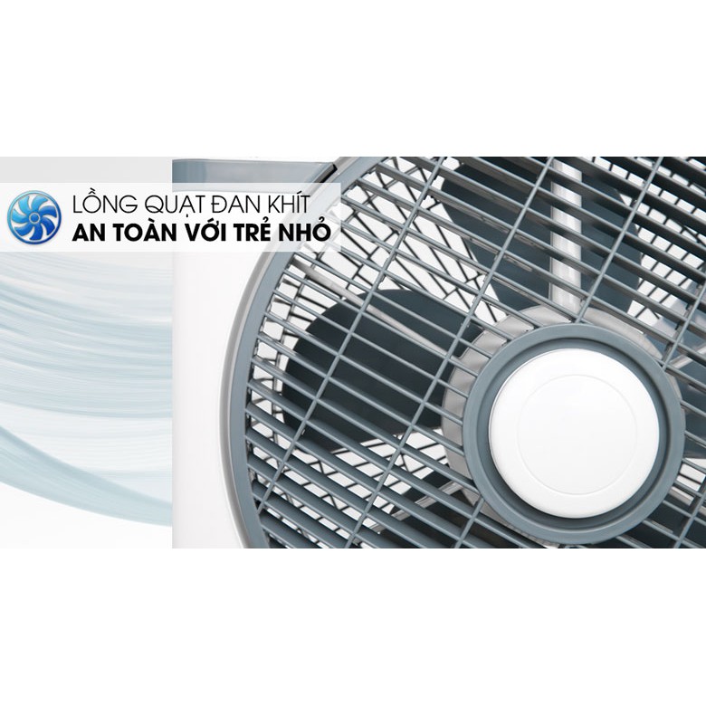 Quạt điện hộp Midea KYT30-15A. HÀNG CHÍNH HÃNG BẢO HÀNH 12 THÁNG