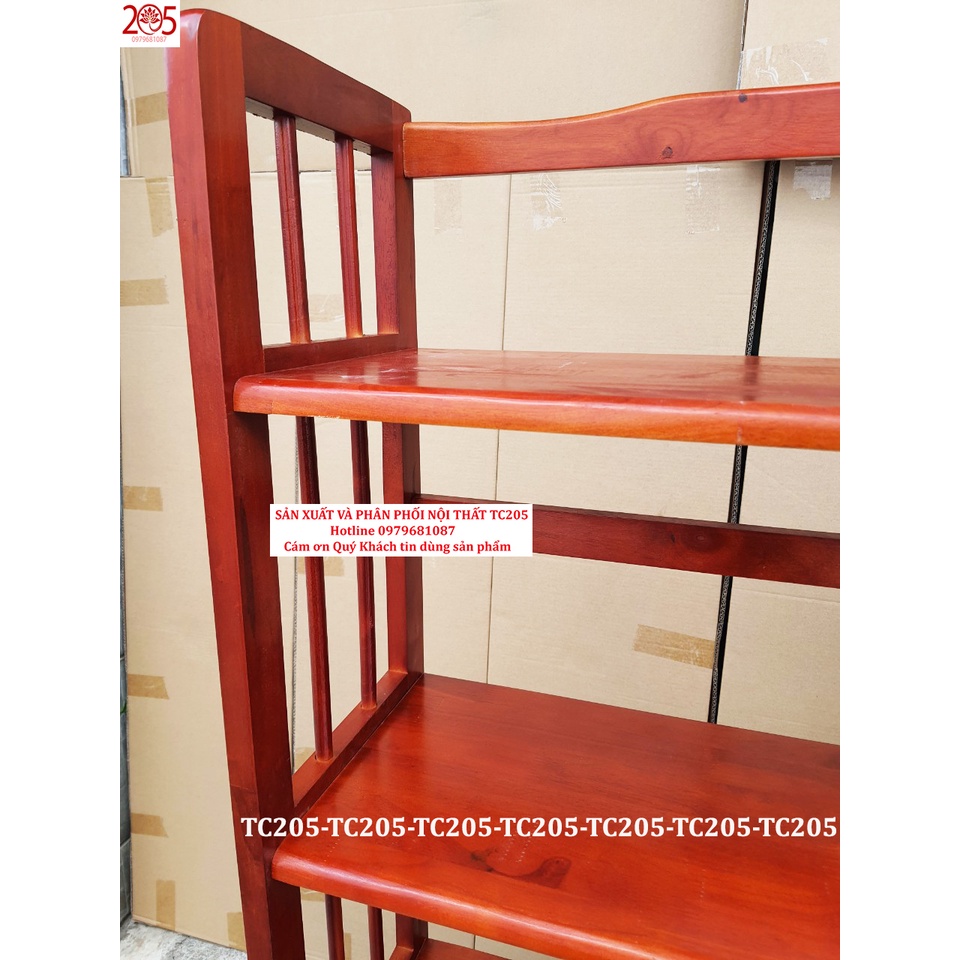 Kệ sách gỗ 5 Tầng 80x28x150cm GỖ CAO SU 100%