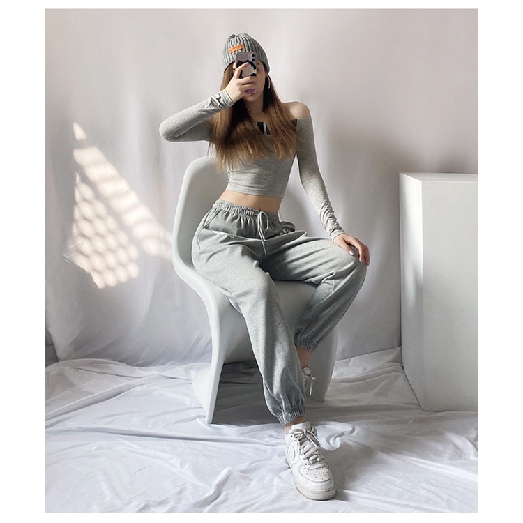 Quần jogger nữ mẫu mới 2022 chất nỉ da cá mẫu quần tập gym nữ dáng rộng che mọi khuyết điểm, phù hợp tập luyện, đi chơi,