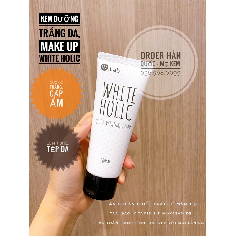 [Đủ bill] Kem dưỡng White Holic Wlab 100ml