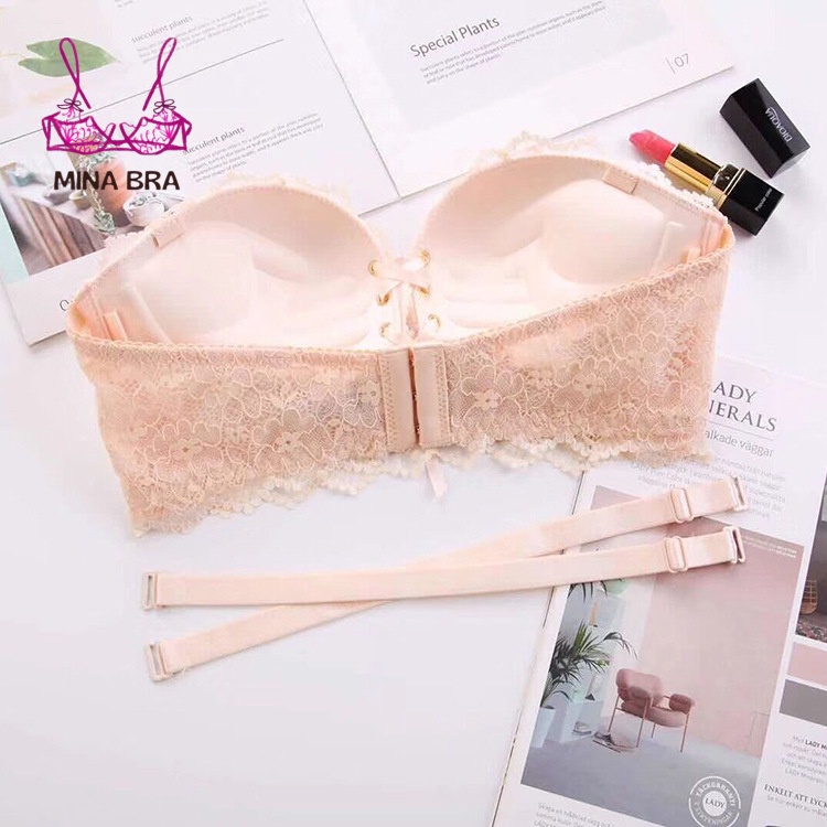 Áo Ngực Tản Nhiệt Siêu Nâng Đẩy Cao Cấp Thời Trang MINABRA Áo Ngực Quả Ngang Dây Rút Chống Tuột ACN03 | BigBuy360 - bigbuy360.vn