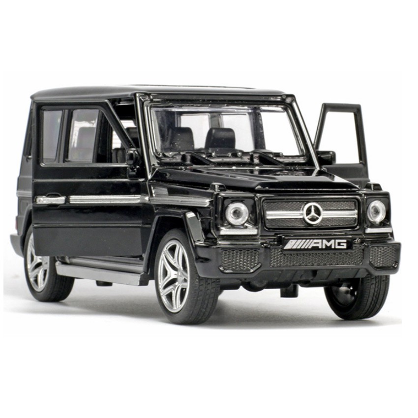 Mô hình xe ô tô Mercedes AMG G65 tỉ lệ 1:32 kim loại, có đèn và âm thanh