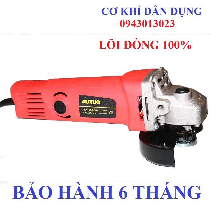 Máy cắt cầm tay Autuo  1200W lõi đồng 100% dùng đĩa cắt 100mm