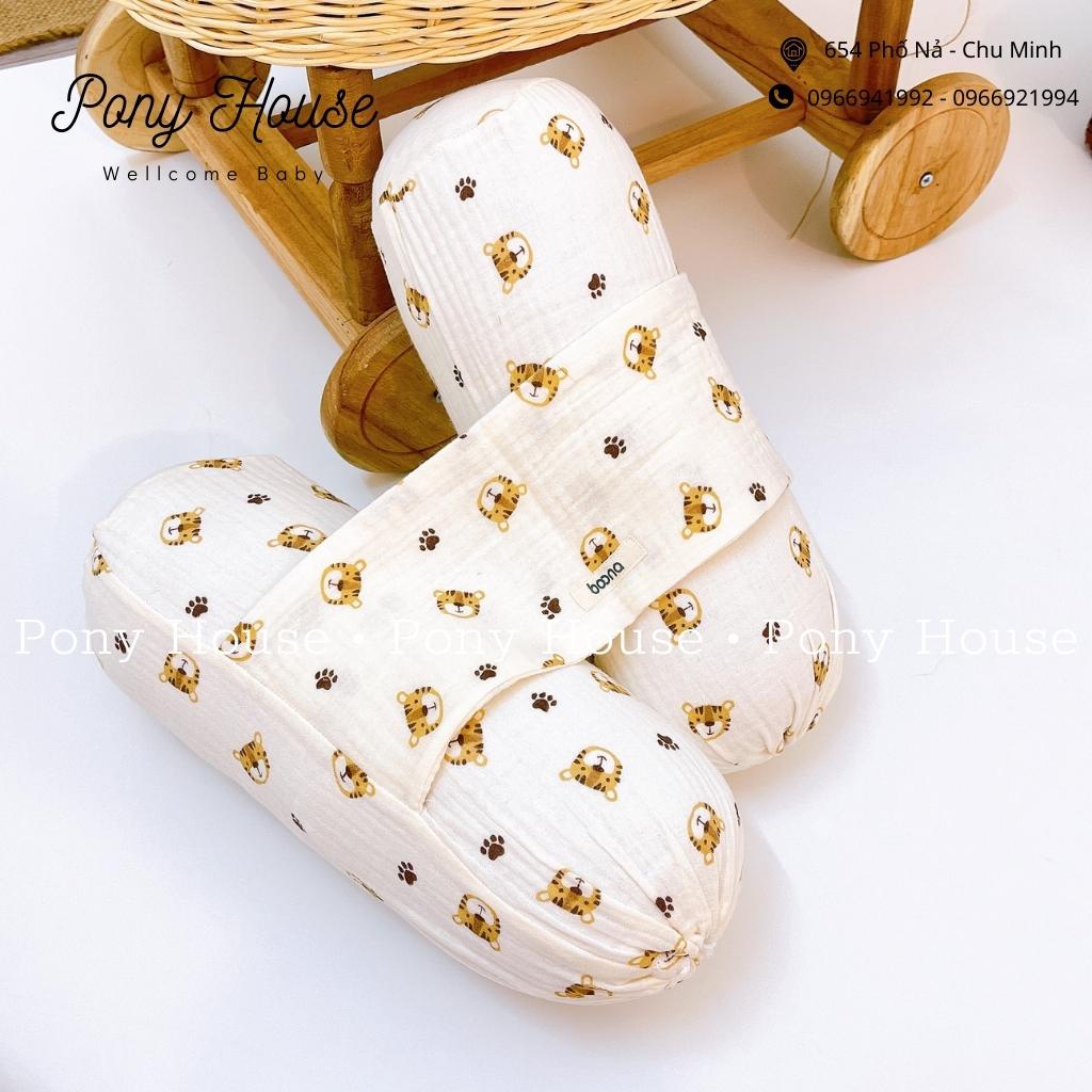 Bộ Chặn Xô Sơ Sinh Boona Xô Muslin Ruột Bông Tự Nhiên Siêu Mềm Mại Chống Giật Mình Cho Bé Sơ Sinh