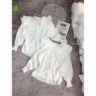 ÁO SƠ MI CỔ BÈO TIỂU THƯ