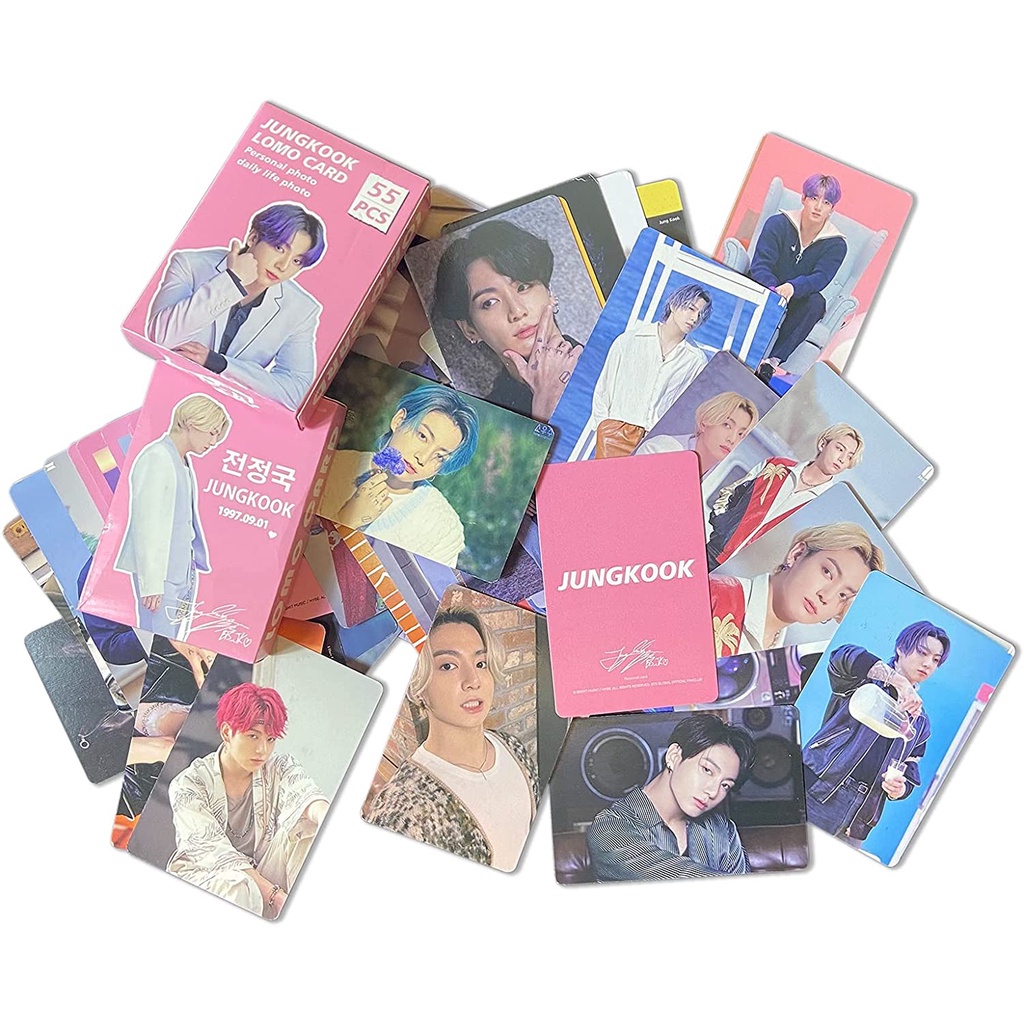 Hộp 54 Thẻ Ảnh Lomo Các Thành Viên Nhóm Nhạc Bts