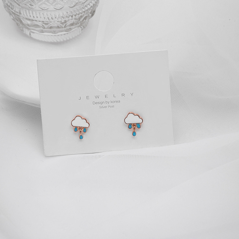 Khuyên Tai Hình Đám Mây Dễ Thương Đáng Yêu Xinh Xắn