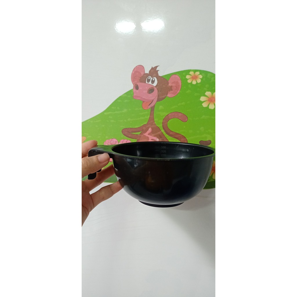 Chén nhựa rẻ đen đựng kem nhuộm - chuyên sỉ phụ liệu tóc