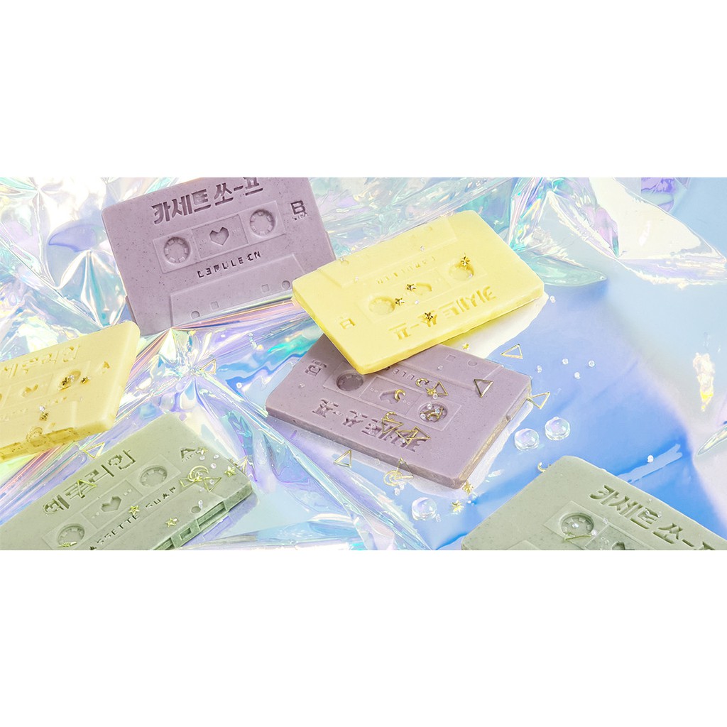 Xà bông dành riêng cho da khô và mụn &lt;Cassette Soap&gt; Mint Peeling Bar Washer 50g (HSD: 22/03/2022)