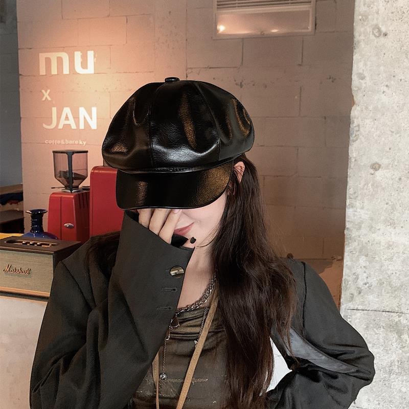 Nón beret da thời trang thu đông cho nam và nữ