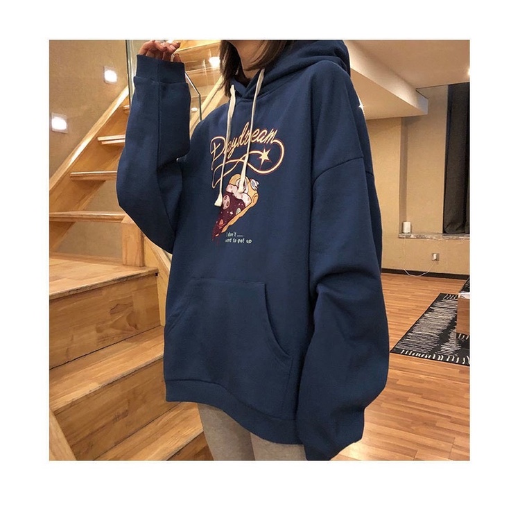 Áo Hoodie Nam Nữ Bánh Pizza 3 Màu Có Ảnh Thật +Video Tự Chụp - Áo Thu Đông Chất Nỉ Mềm Mịn Hottrend 2021 Unisex X.Store