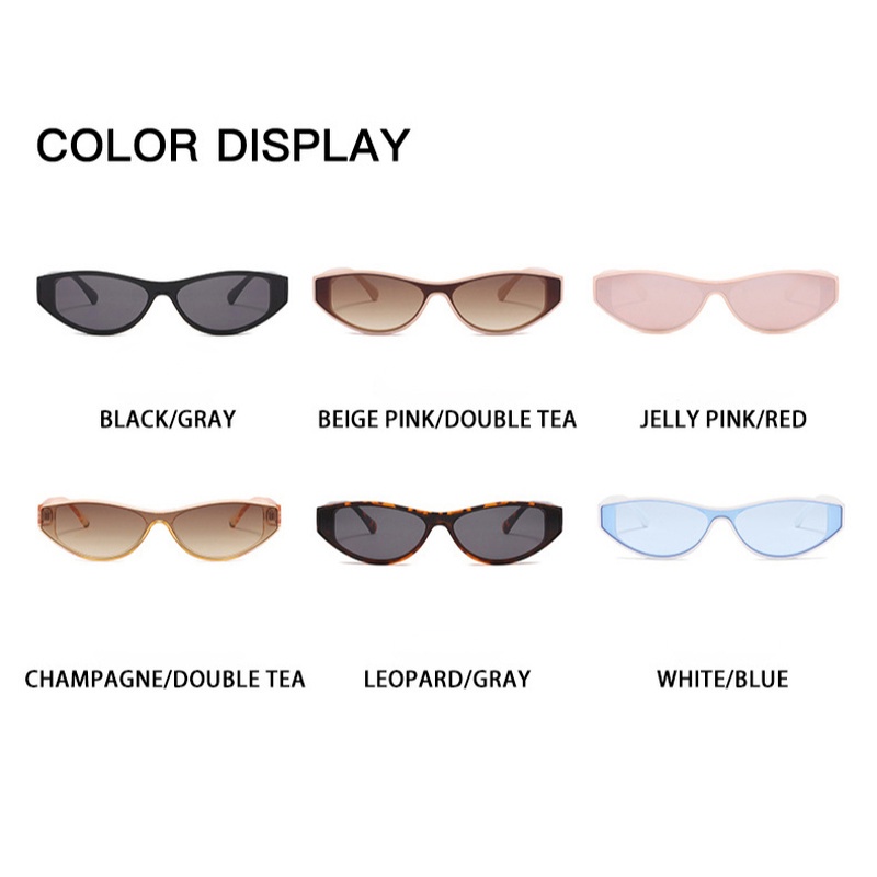 (KIQI-FASHION) COD Kính Mát Mắt Mèo Chống Tia Uv400 Thời Trang Cho Nữ